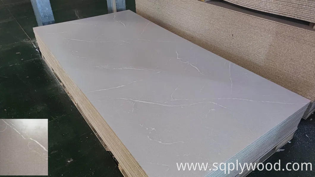Melamine MDF Plain/Laminated/Slot/UV/Veneer/Melamine MDF for Furniture